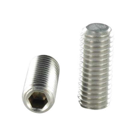 1 x Vis métaux Inox A2 Sans tête six pans creux (sthc) Clé de 3 HC3 M6X30 Bout plat