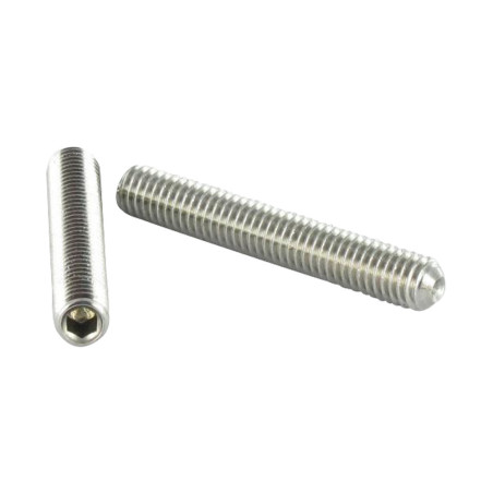 1 x Vis métaux Inox A2 Sans tête six pans creux (sthc) Clé de 4 HC4 M8X16 Bout cuvette