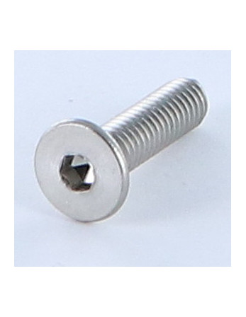 Vis métaux Inox A2 FHC tête fraisée empreinte hexagonale creuse M2.5X12 Filetage total microvis