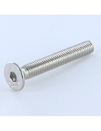 Vis métaux Inox A2 FHC tête fraisée empreinte hexagonale creuse Clé de 2.5 HC2.5 M4X50 Filetage total