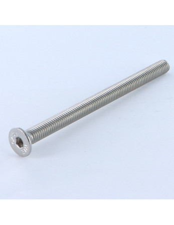 Vis métaux Inox A2 FHC tête fraisée empreinte hexagonale creuse Clé de 2.5 HC2.5 M4X50 Filetage total
