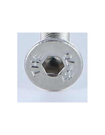 Vis métaux Inox A2 FHC tête fraisée empreinte hexagonale creuse Clé de 2.5 HC2.5 M4X50 Filetage total