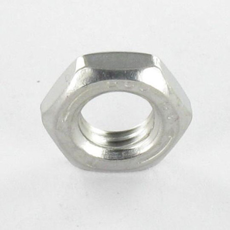 1 x Ecrou hexagonal bas hm/contre Ecrou M4 Epaisseur 2 Inox A2