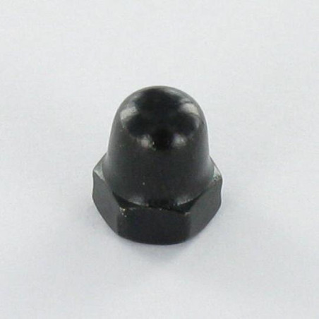 1 x Ecrou Borgne Inox A2 Noir M5 Noir