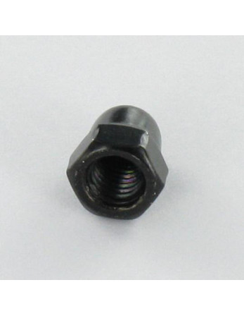 Ecrou Borgne Inox A2 Noir M5 Noir