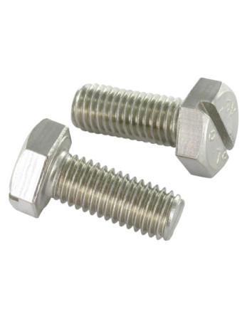 Vis métaux Tête hexagonale TH Fendue Inox A2 M6X30