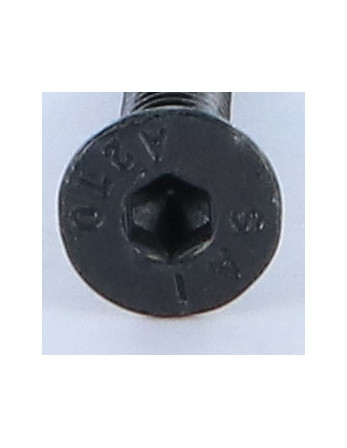 Vis métaux Inox A2 FHC tête fraisée empreinte hexagonale creuse Clé de 4 HC4 M6X30 Noir Filetage total