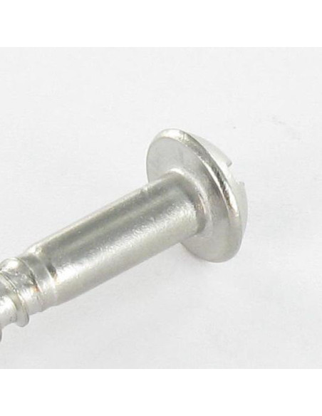 1 x Vis bois Inox A2 Tête ronde TR Fendue 5X70