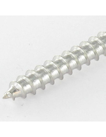 1 x Vis bois Inox A2 Tête ronde TR Fendue 5X70