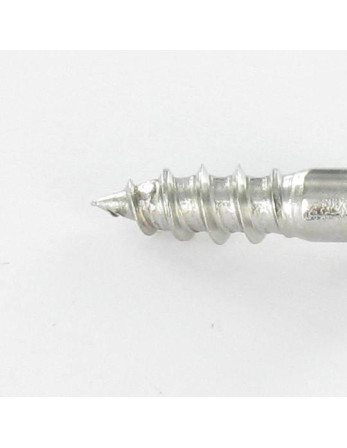 Vis bois Inox A2 Tête fraisée bombée TFB Fendue 5X30