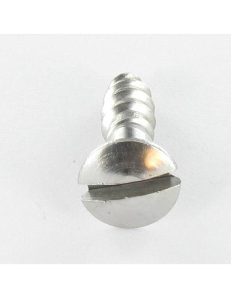 1 x Vis bois Inox A2 Tête fraisée bombée TFB Fendue 4X25
