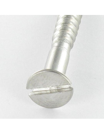 Vis bois Tête fraisée Fendue 3X16 Inox A4 microvis