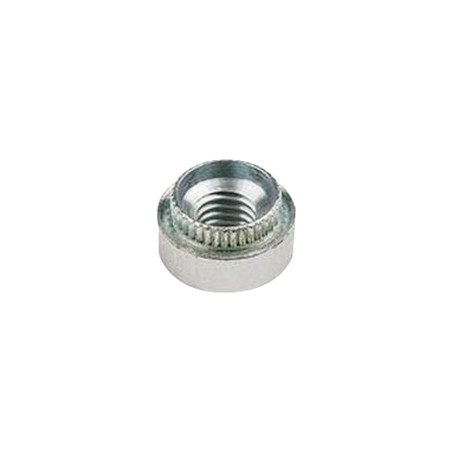 1 x Ecrou à riveter Cylindrique M5 Epaisseur tole 10 Inox A2