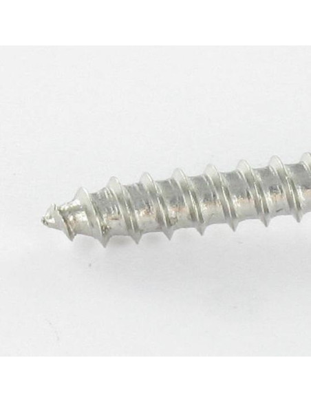 1 x Vis bois Tête fraisée Fendue 3X16 Inox A4 microvis