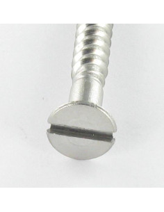 Vis bois Inox A2 Tête fraisée Fendue 6X35 2