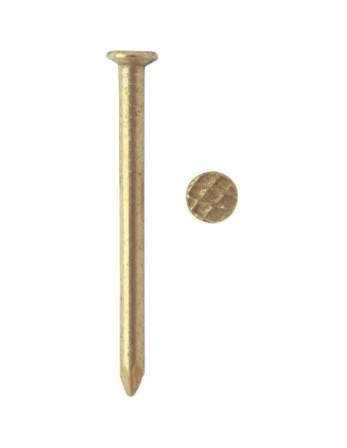 Kg de pointes Laiton Tête plate 1.8X16