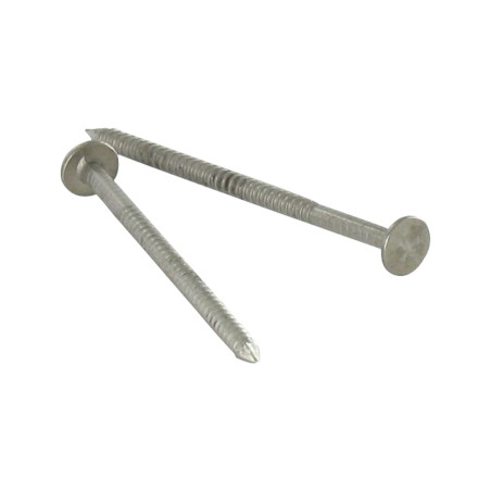 1 x Kg de pointes Anneau Tête plate Longueur 45 Diamètre 2.2 Inox A2