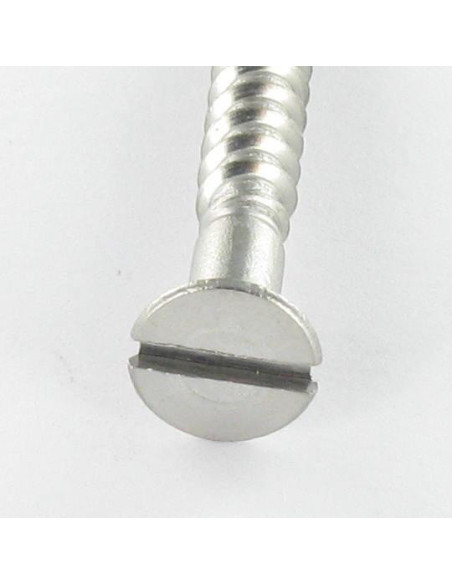 1 x Vis bois Inox A2 Tête fraisée Fendue 4.5X35