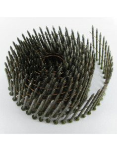 Vendues en rouleau de 400 Pointes Acier brut Tête plate...