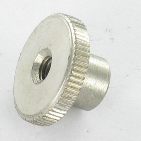 1 x Ecrou MOLETTES Type Haut M6 Inox A1