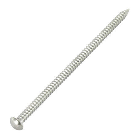 1 x Kg de pointes Inox A4 Tête ronde TR ANNELEE 2.5X60