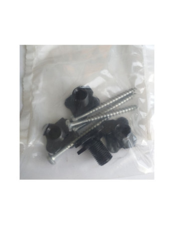 Sachet De 4 Vis Tête cylindrique TC 5X60 Avec 4 Ecrou Nylon