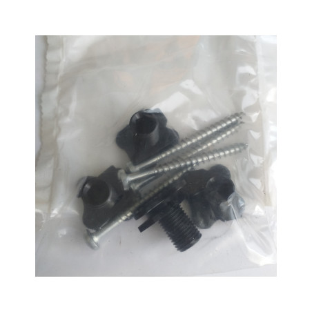 1 x Sachet De 4 Vis Tête cylindrique TC 5X60 Avec 4 Ecrou Nylon