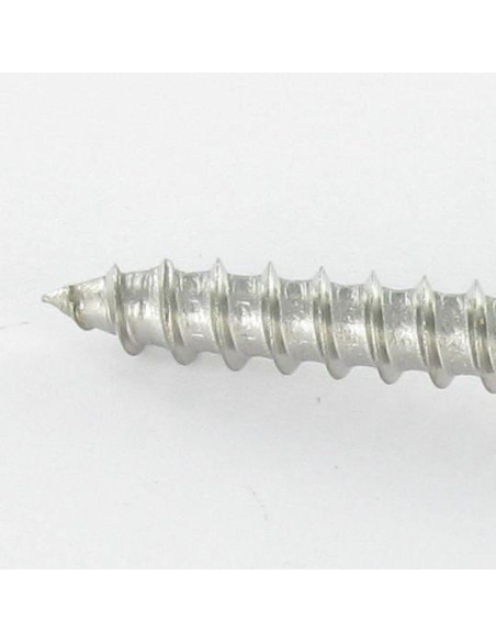 1 x Vis bois Inox A2 Tête fraisée Fendue 4.5X40