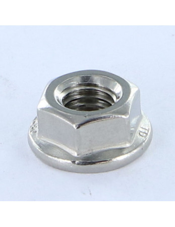 Ecrou hexagonale Inox A2 Embase lisse M8