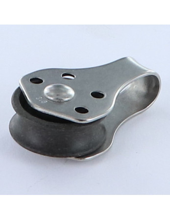 POULIE SIMPLE De 25 Inox A2 CORDE De 6