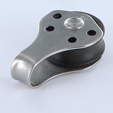 1 x POULIE SIMPLE De 25 Inox A2 CORDE De 6