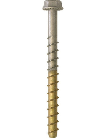 Vis Béton Bimétal Inox A4 Acier brut Tête hexagonale TH 10X120