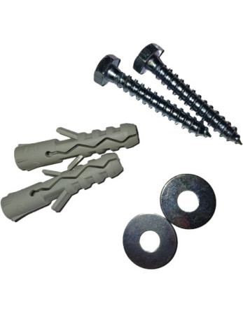KIT 2 Tirefonds 6X40 AVEC2 Rondelle et 2 Cheville