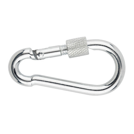 1 x Mousqueton de sécurité Diamètre Câble 15 Acier zingué