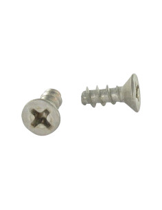 Vis pvc Tête fraisée Phillips 4X10 Filet 40 DEGRE Inox A2