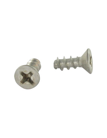 Vis pvc Tête fraisée Phillips 4X10 Filet 40 DEGRE Inox A2