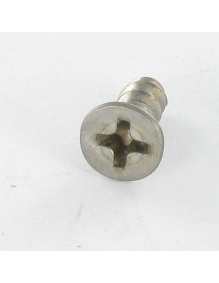 1 x Vis pvc Tête fraisée Phillips 4X10 Filet 40 DEGRE Inox A2