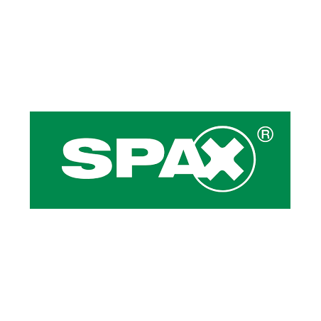 1 x Spax Vis charpente tête disque Inox A2 8X100 Filetage total TORX T40