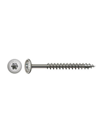Spax Vis charpente tête disque Inox A2 8X60 Filetage total TORX T40