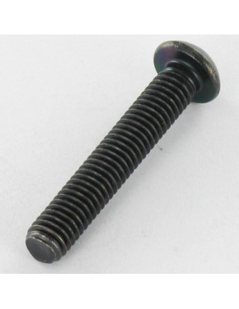 Vis métaux Inox A2 Noir BHC (Tête Bombée Hexagonal creux) M6X20 Clé de 4 HC4 Filetage total