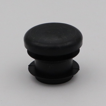 1 x Bouchon rond pour tube Diamètre Extérieur 30 Intérieur 26-28 Polyethylène noir
