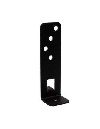 Pied de poteau réglable SIMPSON Strong Tie 200X55 RAL9005 noir foncé