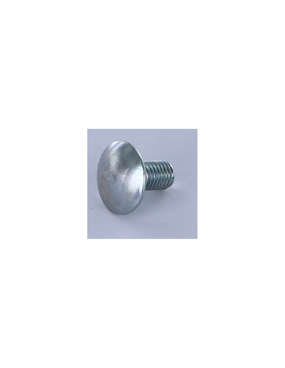Lot De 10 Boulons Tête Ronde 6x12 Collet Carré Japy Zingués - Plombelec, Neufs