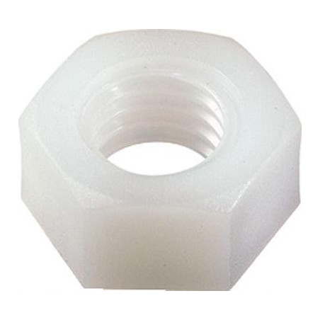 1 x Ecrou nylon naturel Hexagonal HU M24