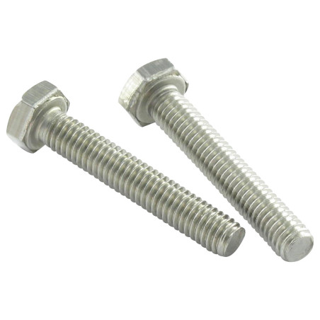 1 x Vis métaux Tête hexagonale TH 5/8X 1"1/2 Filetage total UNC ou equivalent BSW pas anglais WHITWORTH Inox A2