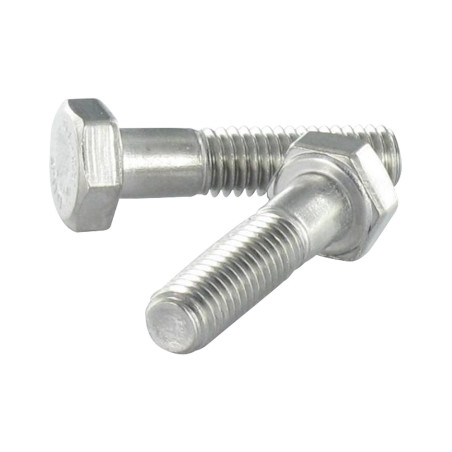 1 x Corps de boulon filetage partiel Tête hexagonale TH 5/16X 1"1/2 Filetage partiel UNC ou equivalent BSW pas anglais