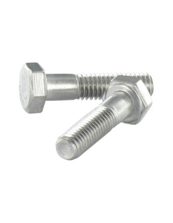 Corps de boulon filetage partiel Tête hexagonale TH 5/16X 2"1/2 Filetage partiel UNC ou equivalent BSW pas anglais