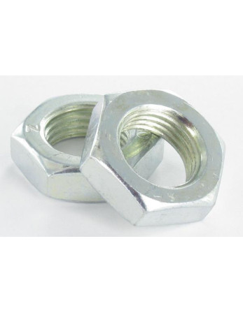 Ecrou hexagonal bas hm/contre Ecrou M12 Pas fin Pas de 100 Acier zingué