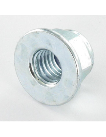 Ecrou frein Embase lisse M6 Acier zingué