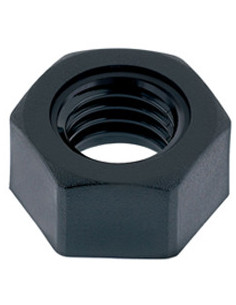Ecrou nylon noir Hexagonal HU M6